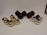 Set van 15 vintage kerstballen in diverse kleuren – kavel bij De Kringwinkel, Ronse