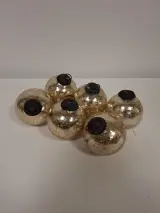 Set van 15 vintage kerstballen in diverse kleuren – foto 7 – kavel bij De Kringwinkel, Ronse