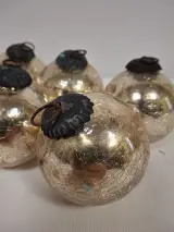 Set van 15 vintage kerstballen in diverse kleuren – foto 8 – kavel bij De Kringwinkel, Ronse