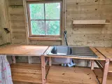 Houten kampeer bungalow, Slingerland, 6meter, licht blauw – foto 13 – kavel bij Onlineveilingmeester, Balkbrug