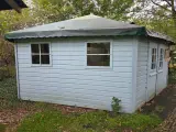 Houten kampeer bungalow, Slingerland, 6meter, licht blauw – foto 17 – kavel bij Onlineveilingmeester, Balkbrug