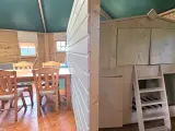 Houten kampeer bungalow, Slingerland, 6meter, licht blauw – foto 8 – kavel bij Onlineveilingmeester, Balkbrug
