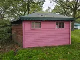 Houten kampeer bungalow, Slingerland, 6meter, roze – foto 16 – kavel bij Onlineveilingmeester, Balkbrug