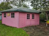 Houten kampeer bungalow, Slingerland, 6meter, roze – foto 17 – kavel bij Onlineveilingmeester, Balkbrug