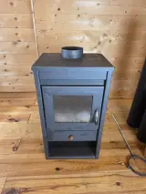 Houtkachel 10kW, Victoria, LUNA, antraciet – foto 2 – kavel bij Onlineveilingmeester, Balkbrug