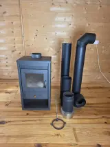 Houtkachel 10kW, Victoria, LUNA, antraciet – foto 4 – kavel bij Onlineveilingmeester, Balkbrug