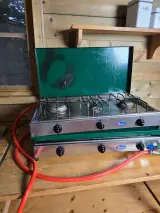 2x Camping fornuis (3 pits), groen – foto 4 – kavel bij Onlineveilingmeester, Balkbrug