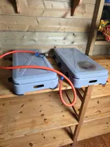 4x Campingfornuis (3 pits), Campart, grijs – foto 5 – kavel bij Onlineveilingmeester, Balkbrug