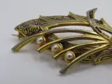 Vintage Toledo Broche met Parels – foto 6 – kavel bij De Kringwinkel, Diest