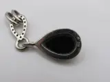 Zilveren Hanger met Zwarte Zirconia – foto 5 – kavel bij De Kringwinkel, Diest