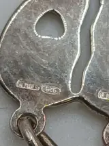 Zilveren Ketting met Deelbaar Harthanger – foto 6 – kavel bij De Kringwinkel, Diest