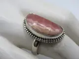 Zilveren Ring met Rhodochrosiet – foto 2 – kavel bij De Kringwinkel, Diest