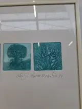 Originele Genummerde Ets: "La promenade du solitaire" – Kunst uit 1984 (Oplage 36/60) – foto 2 – kavel bij De Kringwinkel, Oostkamp