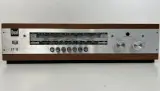 Stereo tuner Dual CT 12 vintage hifi-apparaat uit de jaren zestig met warme houten kast en geborsteld aluminium front – foto 3 – kavel bij De Kringwinkel, Oostkamp