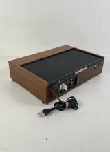 Stereo tuner Dual CT 12 vintage hifi-apparaat uit de jaren zestig met warme houten kast en geborsteld aluminium front – foto 4 – kavel bij De Kringwinkel, Oostkamp