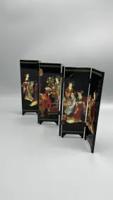 Kamerscherm miniatuur Hua Sanchuan lakscherm met Chinese dames – foto 4 – kavel bij De Kringwinkel, Oostkamp