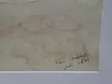 Originele Aquarel 'Duinen en Zee' – Line Verlooy (2009) – In Luxe Lijst 61x51 cm – foto 2 – kavel bij De Kringwinkel, Oostkamp