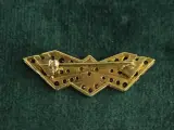 Parelketting met 18k gouden broche-hanger, diamant en robijnen – foto 6 – kavel bij De Kringwinkel, Antwerpen