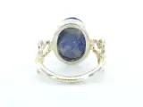 Natuurlijke zilveren ring met blauwe edelsteen – foto 4 – kavel bij Onlineveilingmeester