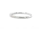 Witgouden ring met diamanten – foto 3 – kavel bij Onlineveilingmeester