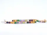 Rosegouden tennisarmband met multi colour edelstenen – foto 7 – kavel bij Onlineveilingmeester
