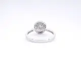 Witgouden entourage ring vol gezet met diamanten – foto 7 – kavel bij Onlineveilingmeester
