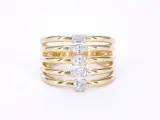 Gouden ring met 5 bijzondere diamanten – foto 6 – kavel bij Onlineveilingmeester