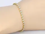 Gouden armband vol met diamanten gezet – foto 2 – kavel bij Onlineveilingmeester