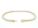 Gouden armband vol met diamanten gezet – foto 4 – kavel bij Onlineveilingmeester