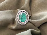 Bijzondere ring met natuurlijke edelstenen en diamant – foto 4 – kavel bij Onlineveilingmeester