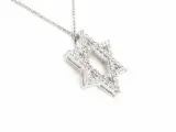 Witgouden davidster hanger met diamanten (excl. ketting) – foto 3 – kavel bij Onlineveilingmeester