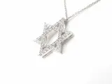 Witgouden davidster hanger met diamanten (excl. ketting) – foto 4 – kavel bij Onlineveilingmeester