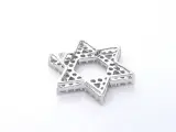 Witgouden davidster hanger met diamanten (excl. ketting) – foto 6 – kavel bij Onlineveilingmeester