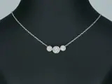 Witgouden ketting met briljant geslepen diamanten – foto 2 – kavel bij Onlineveilingmeester