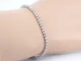 Witgouden armband vol met briljant geslepen diamanten 4.50 carat – foto 2 – kavel bij Onlineveilingmeester