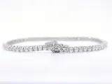 Witgouden armband vol met briljant geslepen diamanten 4.50 carat – foto 3 – kavel bij Onlineveilingmeester
