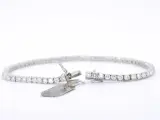 Witgouden armband vol met briljant geslepen diamanten 4.50 carat – foto 4 – kavel bij Onlineveilingmeester