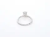 Witgouden solitair ring met 1.00 carat ovaal geslepen diamant en Briljant geslepen diamanten – foto 6 – kavel bij Onlineveilingmeester