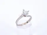 Gouden solitair vierpoots ring met een briljant geslepen diamant (gecertificeerd) – foto 4 – kavel bij Onlineveilingmeester