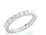 Gouden alliance ring met briljant geslepen diamant – foto 4 – kavel bij Onlineveilingmeester