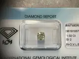 Diamant - 1.02 carat natuurlijke diamant (gecertificeerd) – foto 2 – kavel bij Onlineveilingmeester