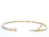 Gouden bangle armband met natuurlijke briljant geslepen diamanten – foto 6 – kavel bij Onlineveilingmeester
