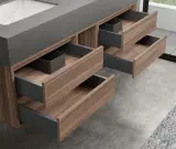 Badkamermeubel Vonato, Liora 120, hout/grijs – foto 4 – kavel bij Onlineveilingmeester