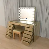 Kaptafel Vonato, GoldenAura, goud – foto 6 – kavel bij Onlineveilingmeester