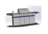 Gasbarbecue Vonato, Chef 4, rvs – foto 4 – kavel bij Onlineveilingmeester