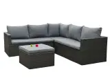 Loungeset Vonato, Marello, antraciet – foto 2 – kavel bij Onlineveilingmeester