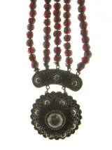 Topázio - 916 zilveren granaatcollier en bijpassende armband – foto 13 – kavel bij De Kringwinkel, Antwerpen