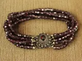 Topázio - 916 zilveren granaatcollier en bijpassende armband – foto 15 – kavel bij De Kringwinkel, Antwerpen