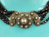 Topázio - 916 zilveren granaatcollier en bijpassende armband – foto 4 – kavel bij De Kringwinkel, Antwerpen