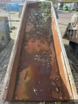 Vibrerende schudgoot / trilgoot met twee trilmotoren, Kleemann & Reiner, blauw/grijs, gedemonteerd – foto 2 – kavel bij Onlineveilingmeester, Hoogeveen